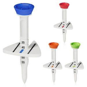 Adjustable Golf Tee Rubber Tees With Height Mark 35-55mm For Golf Practice Training Durable Super Tough <b>Material</b> - Product Image 1