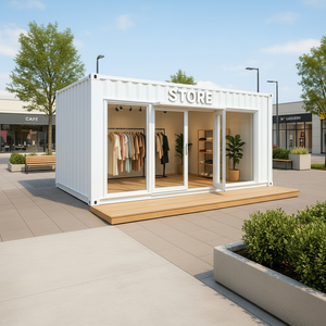 Vente Flash : Boutique Modulaire Préfabriquée en Conteneur Maritime 20ft/40ft, Kiosque Commercial Portable - Product Image 1