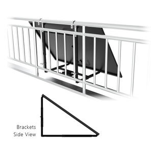 Système d'installation <span class=keywords><strong>solaire</strong></span> photovoltaïque monocristallin MPPT Topcon 800W avec micro-onduleur et supports rétractables pour montage <span class=keywords><strong>sur</strong></span> balcon - Product Image 4