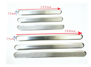 Indicadores Táctiles de Acero Inoxidable 304, Tachuelas para Ciegos con Superficie Pulida, Tira de Advertencia para Escaleras y Entradas - Product Image 2