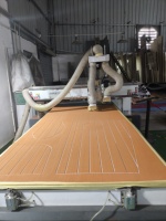 Revêtement de pont marin en mousse EVA Ocean, antidérapant, 6 mm, à clipser, écologique, imperméable, pour yacht, jet ski, plateforme