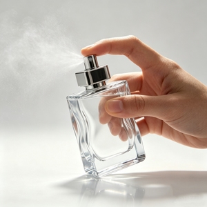 ขวดน้ำหอมดีไซน์หรูทรงเหลี่ยม 100 มล. จากคลังสินค้าขายส่งในสหรัฐอเมริกา แบบ EDP EDT ติดทนนาน 12 ชั่วโมง ฝาเกลียวแบบสเปรย์ รุ่นแก้วสแตนเลส - Product Image 1