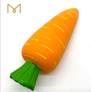 YHRQ Popüler 2026 Evcil Hayvan Ürünleri Orta Boy Doğal Yumuşak Kauçuk Lateks Gıcırtılı Çiğnenebilir Havuç Eko Dostu Günlük Köpek Oyuncakları - Product Image 5