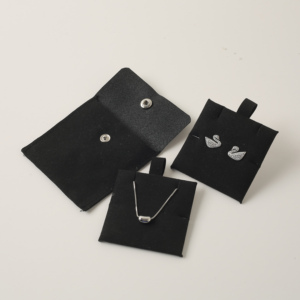 Logo Custom Microfiber Jewelry Bag Set <b>Storage</b> Packaging Bag Set with Pad Premium Jewelry Packaging Jewelry Display Jewelry <b>Box</b> - Product Image 6