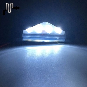 Super lumineux 4LED 10-30V numéro de <span class=keywords><strong>plaque</strong></span> d'<span class=keywords><strong>immatriculation</strong></span> lumière F5 lampe nouveau modèle étanche IP67 camion voiture remorque camion RV <span class=keywords><strong>caravane</strong></span> - Product Image 6