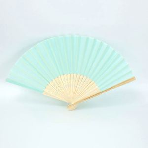 พัดไม้ไผ่พับได้แบบขายส่ง พัดมือแบบดั้งเดิม พกพาสะดวก แกะสลักและทาสี พร้อมของตกแต่งคริสต์มาส สำหรับงานฝีมือและการวาดภาพ - Product Image 6