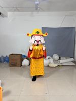Costume gonflable God of Fortune pour adulte, mascotte amusante et riche pour le Nouvel An chinois 2026, porte-bonheur TikTok pour spectacle et défilé