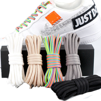 Lacets ronds en polyester tressés multicolores durables pour chaussures et cordons de vêtements – Vente en gros usine