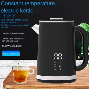 Hervidor Eléctrico Inalámbrico de Acero Inoxidable con Diseño Moderno, Función WIFI, Mantiene la Temperatura, Termo de 1.7L, 1500W, Control Digital de Temperatura - Product Image 4