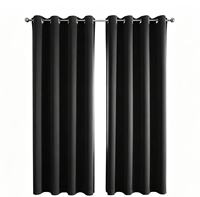 Rideau occultant uni haute précision 210g/m², prêt à poser, pour l'exportation, vente en gros