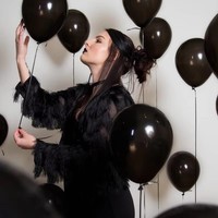 Kit d'arche de ballons ronds imprimés en latex noir durable, 103 pièces, 12'' 10'', décorations pour baby shower, anniversaire, mariage, Saint-Valentin ML