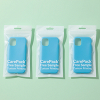 Pochettes Scellées des Trois Côtés en PE Transparent Étanches et Autocollantes pour Étui de Téléphone Portable Avec Logo Personnalisé pour iPhone 17