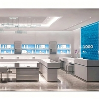 Vitrine de présentation de bijoux de luxe en cristal pour les 500 plus grandes entreprises mondiales – Fabrication sur mesure