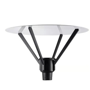 Stile europeo Custom Design riflettente LED lampione ottagonale in alluminio acciaio inossidabile parco residenziale pali lampada da giardino - Product Image 1