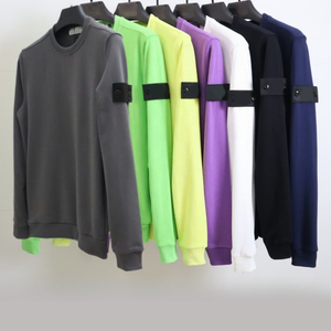 2025 All'ingrosso Originale Casual 100% Cotone Primavera Sportivo da Jogging per Uomo Vestibilità Larga Stone Streetwear Island - Product Image 1