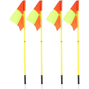 Chất lượng cao ngoài trời universial Double Sided Polyester Vải rô bóng đá bóng đá góc cờ - Product Image 1