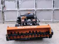 Tondeuse à gazon automatique sans fil à manche télescopique autopropulsée à moteur diesel quatre temps à double cylindre de 120 cm