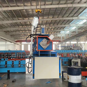 Máquina perfiladora de canales y correas de acero para la producción de tejas con perfil C y U, accionada por motor, de alta calidad - Product Image 5