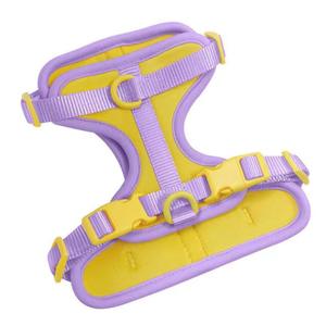 OEM ODM logotipo personalizado de lujo de diseñador sin tirones PVC neopreno mascota perro plomo <span class=keywords><strong>collar</strong></span> arné<span class=keywords><strong>s</strong></span> conjunto con correa para perro gato - Product Image 1