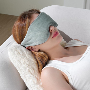 Flanell Hot Com press Weighted Augen maske <span class=keywords><strong>Massage</strong></span> Schlaf Augen maske Factory Custom ized OEM & ODM - Product Image 3
