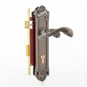 Commercio all'ingrosso wenzhou classic door mortis locks combo con chiave pin tumbler cilindro serratura set completo