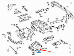 2046900107 se aplica a la ranura para neumático de repuesto <span class=keywords><strong>Mercedes</strong></span> W204 <span class=keywords><strong>GLK300</strong></span> debajo de la placa protectora - Product Image 6