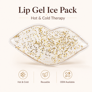 Pack de glace personnalisé pour les lèvres avec logo, confort optimal, pour spa médical, récupération buccale, beauté, cadeau promotionnel - Product Image 1