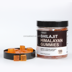 Tinh khiết Himalaya shilajit Gummies Vàng phòng thí nghiệm thử nghiệm không có thêm đường Ashwagandha cho nam giới phụ nữ không biến đổi gen 60 Gummy - Product Image 3