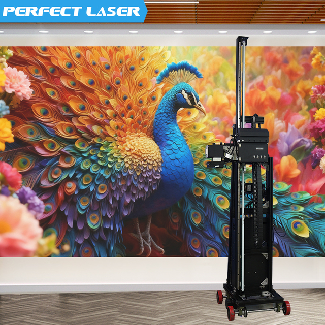 3D UV Wall Printer Vertical Wall Printing Machine for Indoor Outdoor Advertising Wall Art Wood Glass Ceramic Paper Printing