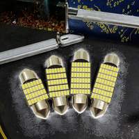 Ampoules LED Festoon Super Lumineuses 12V pour Intérieur de Voiture, Lampe de Lecture, Lampe de Porte avec Canbus, Modèles C5W C10W H1-4014 28 35 42 49LED