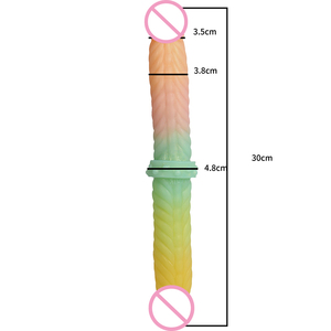 LUUK <span class=keywords><strong>30</strong></span> <span class=keywords><strong>CM</strong></span> Jouet sexuel pour femmes, pénis réaliste à double tête, long, en silicone, <span class=keywords><strong>gode</strong></span> pour femmes - Product Image 6