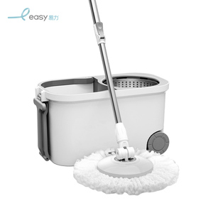 Bán buôn làm sạch lau xô thiết lập với sợi nhỏ xoay đầu quay lau. - Product Image 1