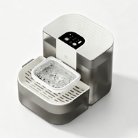 Fontaine à eau intelligente pour animaux de compagnie MDC288 avec plateau en céramique, grande capacité de 4,5 L, séparation des eaux propres et sales, température constante chauffée
