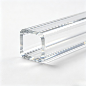 แผ่นพลาสติก PMMA สีฟ้าใส ท่อ หลอด แบบกำหนดเอง OEM ODM ชิ้นส่วนผลิตอุตสาหกรรม - Product Image 3