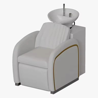 Bol de shampooing inclinable rose moderne de luxe chaises tête lavage à contre-courant massage salon de coiffure chaise de shampooing