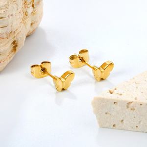 Pendientes de Mariposa Personalizables, Lindos y Elegantes, para Mujer, Venta al por Mayor, Chapados en Oro de 18k, de Acero Inoxidable, para Niñas - Product Image 4