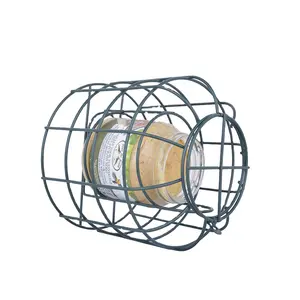 Wholesale FB289 Squirrel proof peanut butter bird seed feeders cage for outside wild birds