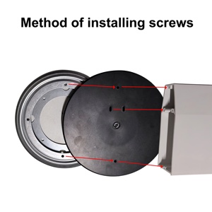 Installer 6068 mortaise serrure de porte intelligente de sécurité à pêne dormant étagère blanche à verrouillage rotatif présentoir - Product Image 4