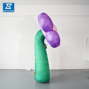 Ballon gonflable d'art <span class=keywords><strong>Alice</strong></span> <span class=keywords><strong>au</strong></span> <span class=keywords><strong>pays</strong></span> <span class=keywords><strong>des</strong></span> <span class=keywords><strong>merveilles</strong></span> Sculpture en fleurs Installation d'art gonflable pour la décoration Accessoires de scène - Product Image 4