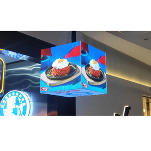 Wireless Controlled Outdoor Retail Store Sign Waterproof PVC LED <strong>Cube</strong> Display Rubik's <strong>Cube</strong> Inspired Display Mall Park Schools