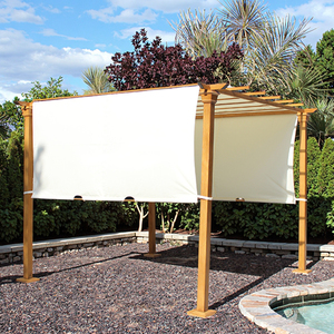 Gazebo de pérgola <span class=keywords><strong>para</strong></span> exteriores con toldo de pabellón de <span class=keywords><strong>tela</strong></span> superior Toldo pintado de fácil montaje <span class=keywords><strong>para</strong></span> toldo pintado <span class=keywords><strong>para</strong></span> exteriores - Product Image 2