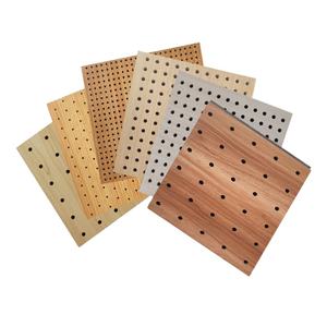 Panneaux de décoration murale perforés acoustiques pour salle de conférence Gymnase Hôtel Appartement-Réduction du bruit et absorption acoustique - Product Image 1