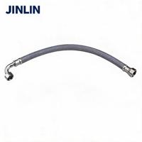 Tuyau d'alimentation en eau flexible et durable en nylon tressé, vente en gros d'usine JINLIN, pour toilettes et éviers