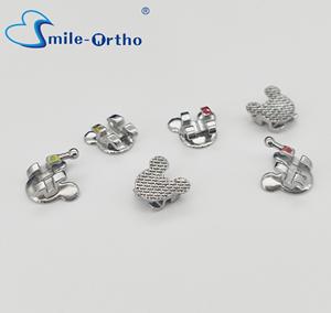 Sorriso de alta Qualidade-ortho Moda Mini Mickey Roth /MBT Suportes Dentários Suportes Ortodônticos 0.022/0.018 - Product Image 1
