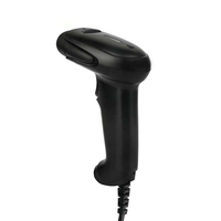 Escáner de Código de Barras CMOS Industrial Económico para Supermercados, Inalámbrico 2.4G, 1D 2D QR, para Inventario de Almacén