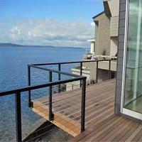 Main courante en fil d'acier inoxydable fournie par l'usine pour hôtels, villas, écoles, escaliers, balustrades de qualité supérieure