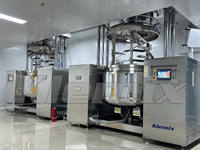 Mélangeur sous vide ABB de 1000 L avec homogénéisateur pour cosmétiques et produits chimiques, puissance de 30 kW