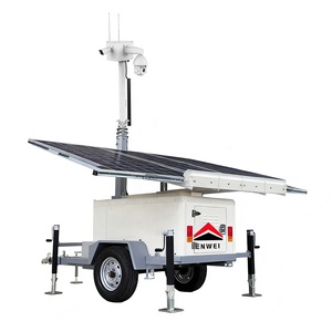 Remolque de Vigilancia CCTV Solar Portátil Multiusos, Nuevo Diseño 2026, IP65 Impermeable, Límite de Velocidad de 80 km/h para Monitoreo - Product Image 4