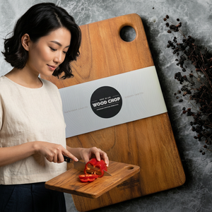 <b>WOOD</b> CHOP Rectangle Wooden Chopping Board 1.5cm Thick Anti-Slip Kitchen Cutting Block Single <b>Piece</b> Package - Product Image 1