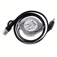 Cable de Carga Rápida Portátil 5V/2A con Múltiples Interfaces, Cable de Sincronización de Datos Retráctil 4 en 1, Cable de Carga USB Múltiple